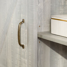 Load image into Gallery viewer, Stone Gray Coridon TV Stand for TVs up to 65&quot;
