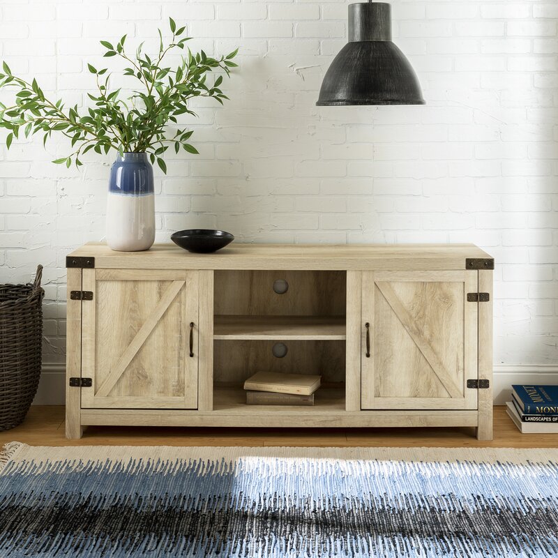 White Oak Coridon TV Stand for TVs up to 65
