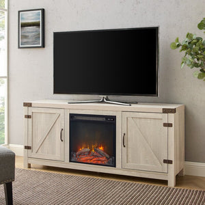 Coridon TV Stand for TVs up to 65" with Fireplace Included 7612RR