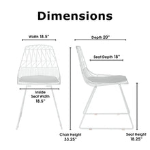 Load image into Gallery viewer, White Corliss Slat Back Side Chair (Set of 2)
