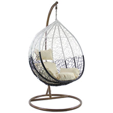 Load image into Gallery viewer, Cortinas Patio Wicker Plastic Tear Drop Swing Chair 1502AH ( 2 boxes)

