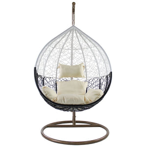 Cortinas Patio Wicker Plastic Tear Drop Swing Chair 1502AH ( 2 boxes)