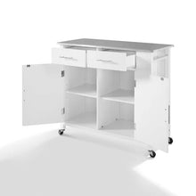 Load image into Gallery viewer, Cortland 42&#39;&#39; Wide Rolling Kitchen Island with Solid Wood Top
