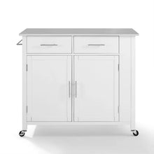 Load image into Gallery viewer, Cortland 42&#39;&#39; Wide Rolling Kitchen Island with Solid Wood Top
