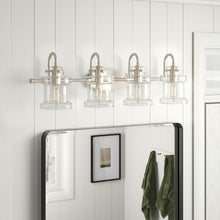 Load image into Gallery viewer, Cory 4 - Light Dimmable Brushed Nickel Vanity Light MRM3543
