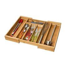Load image into Gallery viewer, Cory Adjustable Flatware &amp; Kitchen Utensils Drawer Organizer
