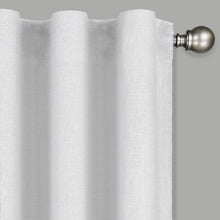 Load image into Gallery viewer, Cory Max Blackout Rod Pocket Single Curtain Panel White (Set of 2) 710ND
