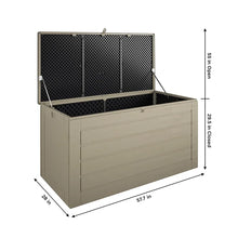 Load image into Gallery viewer, Cosco Home And Office 180 Gallons Gallon Water Resistant Plastic Lockable Deck Box
