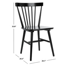 Load image into Gallery viewer, Black Costanza Solid Wood Windsor Back Side Chair (Set of 2)
