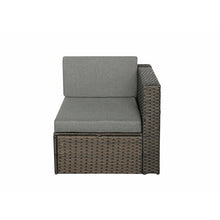 Load image into Gallery viewer, Cotswald Wicker/Rattan 5 - Person Seating Group with Cushions
