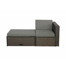 Load image into Gallery viewer, Cotswald Wicker/Rattan 5 - Person Seating Group with Cushions
