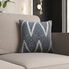 Load image into Gallery viewer, Cotton Chevron Throw Pillow (Set of 2) #AD49

