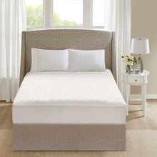Load image into Gallery viewer, Twin XL Cotton Deep Pocket Heated Mattress Pad-20 Heat Settings
