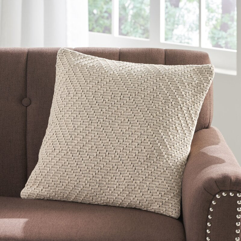 Cotton Geometric Throw Pillow Set of 2 4663RR