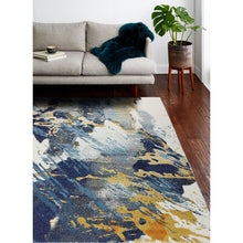 Load image into Gallery viewer, Coughlin Ivory/Blue/Gold Area Rug 6427RR
