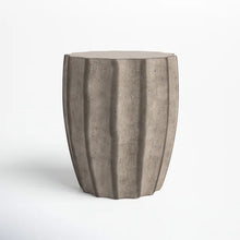 Load image into Gallery viewer, Coulver 17.7&#39;&#39; Tall Concrete Abstract End Table *AS-IS*
