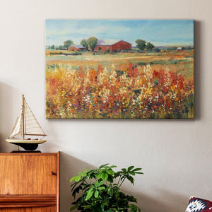 18" H x 12" W x 1" D Country View II Wrapped Canvas Print