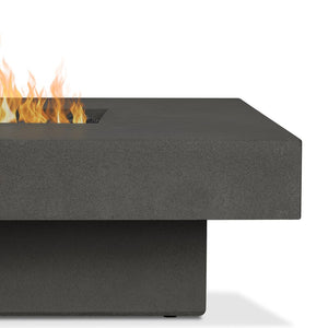 Cowden Concrete Propane Fire Pit Table 6435RR