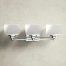 Load image into Gallery viewer, Craig 3 - Light Dimmable Polished Chrome Vanity Light

