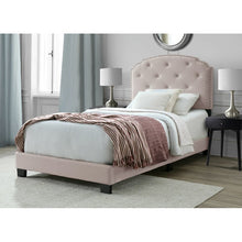 Load image into Gallery viewer, Twin Blush Craighead Tufted Upholstered Low Profile Standard Bed  6578RR
