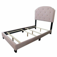 Load image into Gallery viewer, Twin Blush Craighead Tufted Upholstered Low Profile Standard Bed  6578RR
