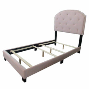 Twin Blush Craighead Tufted Upholstered Low Profile Standard Bed  6578RR