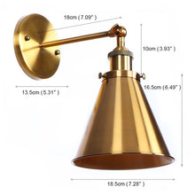 Load image into Gallery viewer, Crampton 1 - Light Gold Swing Arm
