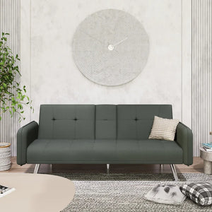 Crattic 74.8'' Upholstered Sleeper Sofa