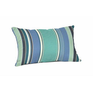 Crawley Sunbrella Outdoor Dolce Oasis Striped Rectangular Pillow (1428ND)