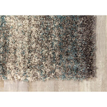 Load image into Gallery viewer, Bunderberg Abstract Shag Gray/Blue/Cream Area Rug #AD226
