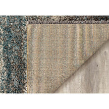 Load image into Gallery viewer, Bunderberg Abstract Shag Gray/Blue/Cream Area Rug #AD226
