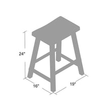Load image into Gallery viewer, Creations II Sawhorse Bar &amp; Counter Stool Set of 2 #841HW -2 Separate Boxes
