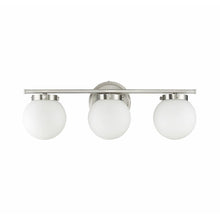Load image into Gallery viewer, Brushed Nickel Crestmont 3-Light Dimmable Vanity Light MRM1687
