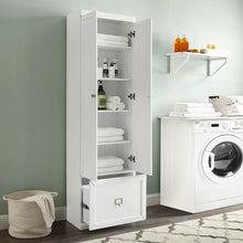 Load image into Gallery viewer, White Crestshire 74&quot; Kitchen Pantry
