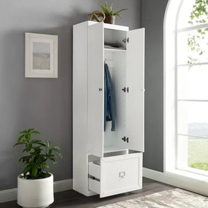 White Crestshire 74" Kitchen Pantry