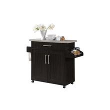 Load image into Gallery viewer, Crisfield 43.7&#39;&#39; Wide Rolling Kitchen Cart
