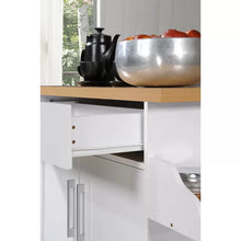 Load image into Gallery viewer, Crisfield 44.875&#39;&#39; Wide Rolling Kitchen Cart
