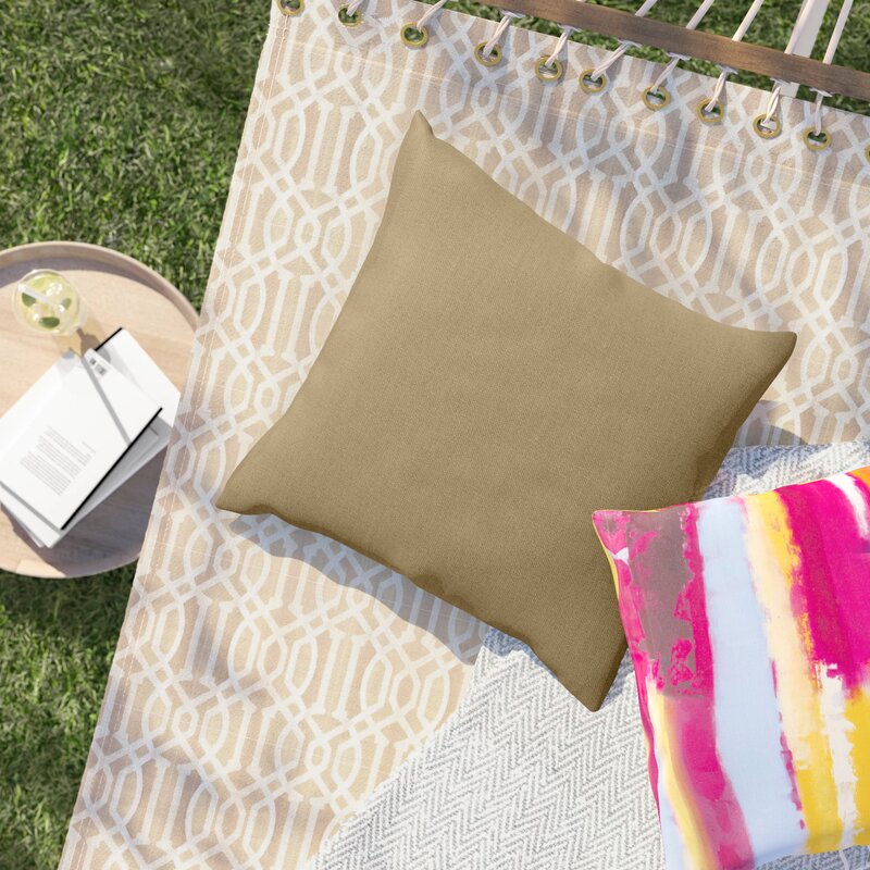 Crispin Outdoor Square Sunbrella Pillow Cover & Insert (Set of 2 Pillows) 3359AH/GL