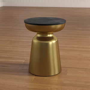 Crombach 19'' Tall Drum End Table