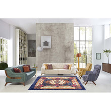 Load image into Gallery viewer, Crookston Oriental Light Blue Area Rug MRM1985
