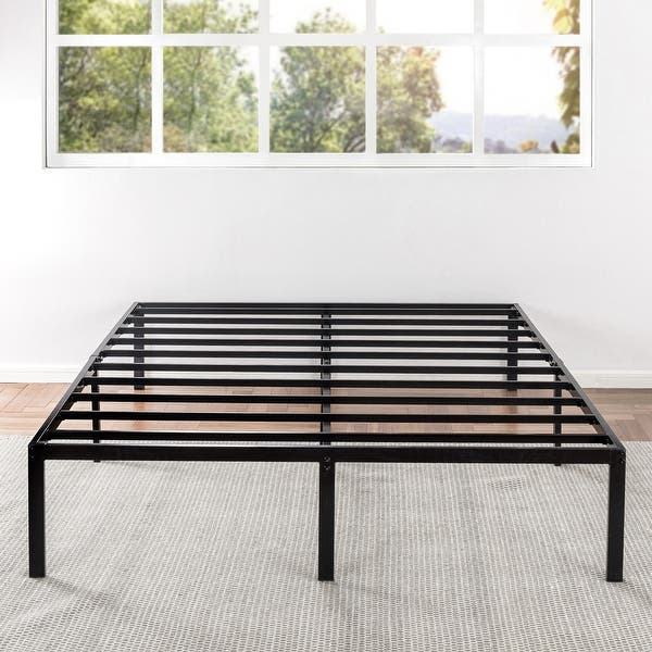 14-inch Metal Platform Bed Frame  Black Full(2790RR)