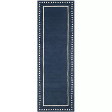Load image into Gallery viewer, Cruz Handmade Tufted Wool Area Rug in Blue, Runner 2&#39;3&quot; x 7&#39;
