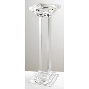 11" H x 4" W x 4" D Clear Crystal Candlestick GL353