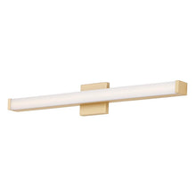 Load image into Gallery viewer, Cuadra 1 - Light Dimmable LED Gold Bath Bar
