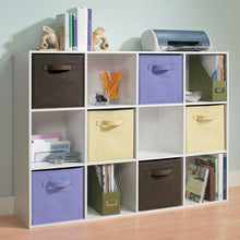 Load image into Gallery viewer, Cubeicals 47.56&quot; H x 35.91&quot; W Cube Bookcase in White MR64

