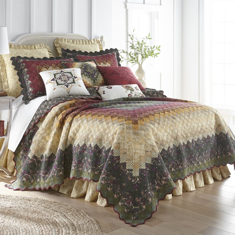 Cuevas  Standard Cotton 150 TC Farmhouse Country KING Quilt 7430RR
