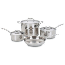 Load image into Gallery viewer, Cuisinart 7 Piece Chef&#39;s Classic Stainless Steel Cookware Set 7788
