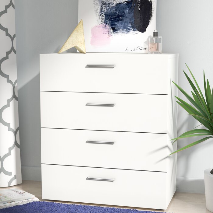 Culpeper 4 Drawer Chest- White 83AH