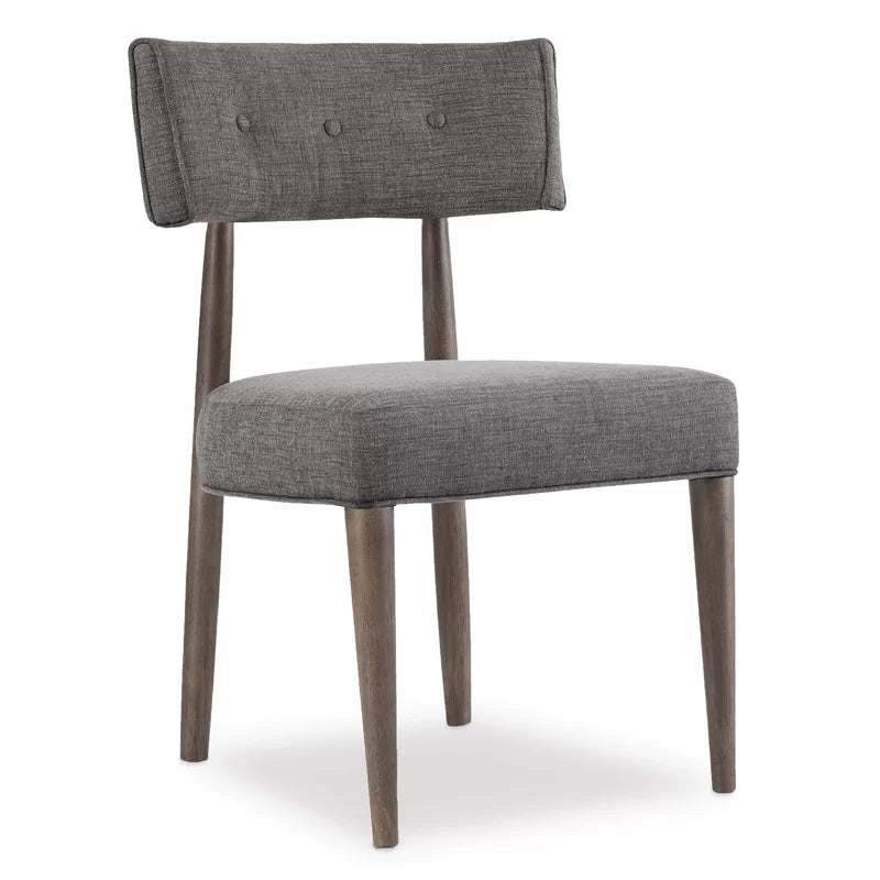 Curata Tufted Side Chair in Gray