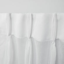 Load image into Gallery viewer, Cushing Winter White Solid Color Sheer Pinch Pleat Curtain Panels (Set of 6) 2378CDR
